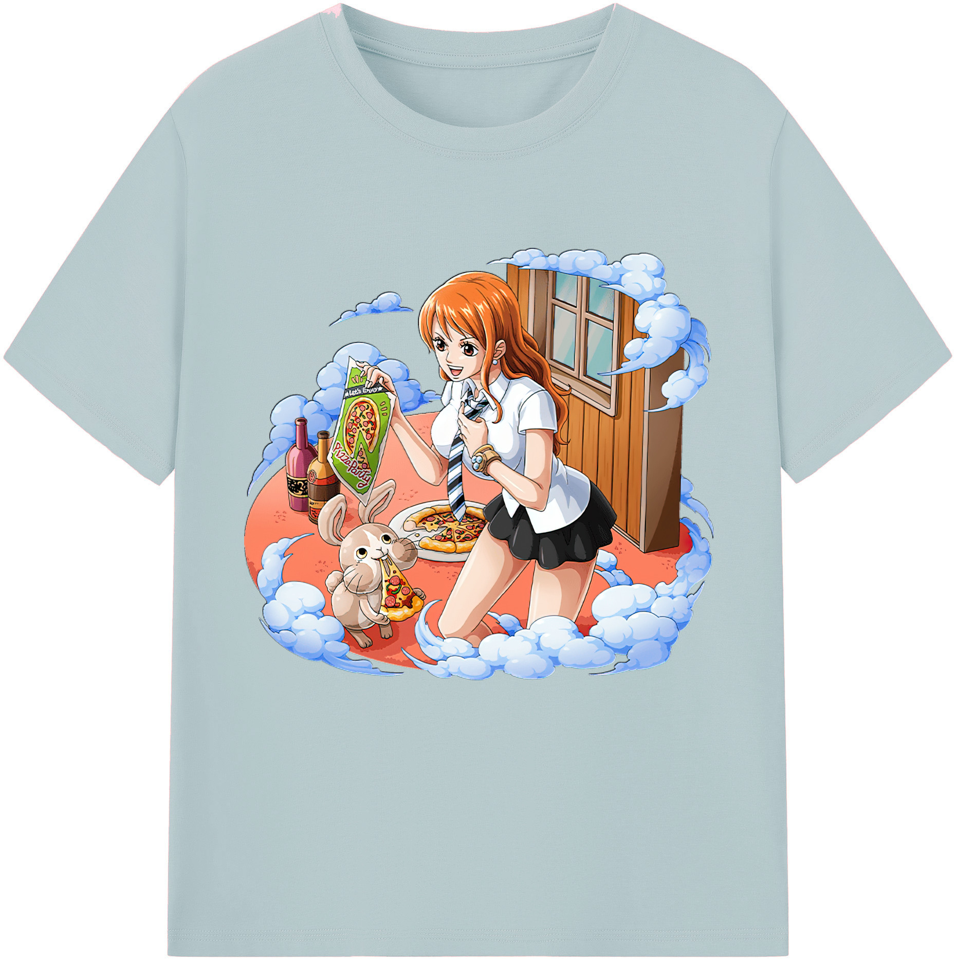 ワンピース ナミ ONE PIECE Nami 綿100％半袖Tシャツ（フロントプリント）